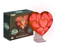 Paladone The Legend of Zelda Heart Container Light - Lámpara oficial de Nintendo para sala de juegos, 2 modos de luz, regalo de iluminación de estado de ánimo para jugadores