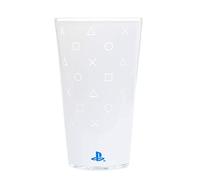 Paladone Vaso PlayStation - Vaso Oficial PS5 para Bebidas Frías, Blanco, 400ml