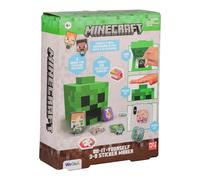 Paladone WeCool - Creador de stickers de Creeper de Minecraft DIY 3D para niños y niñas a partir de 6 años, kit de manualidades con licencia oficial, crea 50 pegatinas personalizadas, regalo creativo