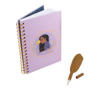 Paladone Wish Asha - Cuaderno de papelería oficial de princesas de Disney, juego de regalo, diario de tareas y actividades para niñas, incluye bolígrafo