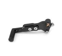 Palanca cambios aluminio CNC para motocicleta, pedal cambio marchas alargado ajustable, accesorios compatibles con para Haojue para DR300 para DR 300 PalancaDe Cambios para Motociclet(Black)