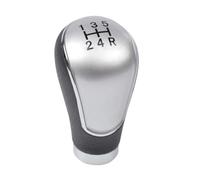 Palanca Cambios Coche Compatible Con Mazda 2 2007-2011 3 2006-2012 6 2006-2011 5 6 Para Perilla Cambio Marchas Manual Velocidad Automóvil Palanca Stick Pen(5R Speed-Silver)