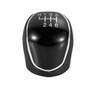 Palanca Cambios Coche Perilla Cambio 6 Velocidades para Ford para Mondeo 4 para Mk4 para Focus Palanca Cambios Cuero, Brazo Dirección, Accesorios para Coche Pomo Cambio Marchas Coche(6 Speed)