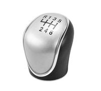 Palanca Cambios Coche Perilla Cambio Marchas 6 Velocidades, Palanca Cambios Manual para Coche, Cabezal Palanca Cambios, Balonmano para SsangYong, para Actyon Pomo Cambio Marchas Coche(Silver)