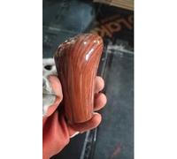 Palanca Cambios del Coche Engranaje Manual Cuero PU Madera para Coche Universal, Perilla 5 velocidades, piez Repuesto, Cabezal Palanca Cambios, Perilla Palanca 5 velocidades( Brow)