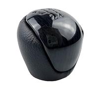 Palanca Cambios del Coche para Kia para Forte para Soul 2008 2009 2010 2011 2012 2013 2014 2015 2016 Palanca Cuero 5 Velocidades Mango Pluma Balonmano Marchas Coche Cabeza( Black)