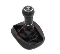 Palanca Cambios del Coche para Seat para Leon 2000 2001 para Toledo 1999 2000 2001 Palanca de Cambios de 5 velocidades Orificio de 23 mm Pomo de Cambio de Coche de Cuero