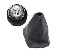 Palanca Cambios Para Toyota Para Corolla E15 E150 2006-2012 5/6 Velocidad PU Cuero Perilla Palanca Cambios Manual Palanca Mango Stick Pomo Coche(5 speed silver pair)