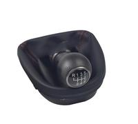 Palanca Cambios Perilla Cambio Marchas para Seat para Leon 2006-2008 2009 2010 2011 Y 2012 MT 5 Y 6 Velocidades con Cubierta Antipolvo Perilla Palanca Cambios(6 Speed Red Line)