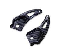 Palanca Cambios Volante Para Dodge Para Challenger Para Cargador Para Durango SRT 2017-2025 Paletas cambio volante coche(Fibra de carbono negro)