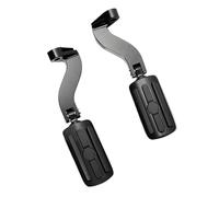 Palanca de Arranque Ajuste para Harley Davidson CVO Road King FLHR Street Electra 93-24 Kit de montaje reposapiés trasero pasajero clavijas pie motocicleta(Black)