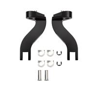 Palanca de Arranque Ajuste para Harley Davidson CVO Road King FLHR Street Electra 93-24 Kit de montaje reposapiés trasero pasajero clavijas pie motocicleta(PURPLE)