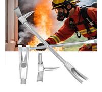 Palanca de bombero con horquilla de pincho, herramienta de demolición resistente para rescate de emergencia y extinción de incendios, equipo esencial para socorristas