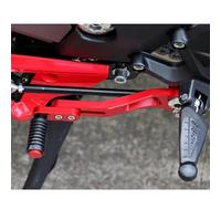 Palanca de Cambio de Marchas para Motocicleta Accesorios universales for motocicletas, palanca de cambios ajustable, compatible con Huanglong 600, Qianjiang, SAI350, ZHUI600, SAI600, SAI400(RED)