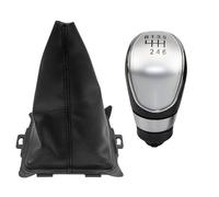 Palanca de cambio de repuesto para Ford Fiesta 2008 2009 2010 2011 2012 Accesorios de estilo de coche 5/6 velocidades manual perilla de palanca de cambios polaina cubierta de arranque funda collar
