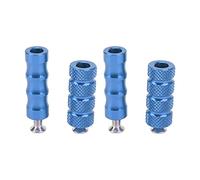 Palanca De Cambio Moleteada Para Motocicleta CNC, 2 Pares, Antideslizante, Palanca De Cambio De Marchas, Clavijas De Freno, Pedal, Reposapiés Delantero Con Orificio De 6mm Para Pernos (Blue)