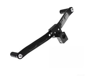 Palanca de cambios CNC de doble posición para motocicletas construida de aluminio tratado térmicamente para una mayor durabilidad (negro)
