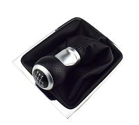 Palanca De Cambios Coche 6 velocidades de cuero del coche manual engranajes MT Shift Knob Gaitor Boot Fit Uso For Volkswagen For VW Passat B6(6 Speed)