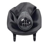 Palanca de Cambios de 5 Velocidades , Pomo Palanca de Cambios Polaina Bota Cuero para SEAT Leon 1 MK1 Toledo II MK2 1998-2005 (5 Velocidades)