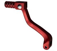 Palanca de cambios de aluminio CNC para motocicleta, color rojo y negro, ajuste para la mayoría de bicicletas, rendimiento de cambio suave, diseño ligero (rojo)