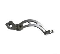 Palanca de cambios de motocicleta CNC de aluminio para cambio de marcha Arranque del motor Rojo Azul Naranja Plata Negro Oro Diseño Fácil Instalación Ajuste (plata)