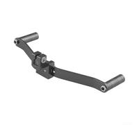 Palanca de cambios de motocicleta hecha de aleación de aluminio ligera para un mejor control en terrenos accidentados (negro)