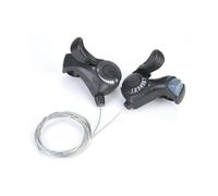 Palanca de cambios giratoria para bicicleta plegable, cómoda palanca de cambios fabricada en aleación de aluminio para cambios de marcha sua