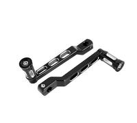 Palanca De Cambios Plegable Para Motocicleta Par palancas cambio puntera y talón con corte hueco CNC para Touring, para Road para King para Electra para Street para Tri para Glide para Softail