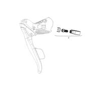 SRAM JGO.Abrazaderas MANETA ELECTR.Red/Force ETAP Repuestos, Adultos Unisex, Multicolor (Multicolor), Talla Única