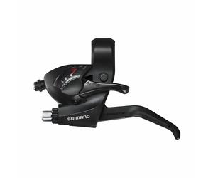 Palanca de control del desviador y del freno (para manillares planos) 3v Shimano ST-EF41-L Ez Fire Plus 1800 mm