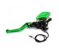 palanca de embrague 7/8" Motorcycle Brake lever Handle Hydraulic Clutch Racing Universal For HONDA Yamaha(Left Green)