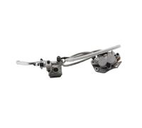 palanca de embrague Conjunto de freno disco delantero y trasero para motocicleta, cilindro pinza hidráulico para HONDA(Kit)