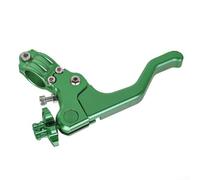 Palanca de embrague corta de aluminio, control de embrague de un dedo, para manillares de 22 mm de 7/8 pulgadas, se adapta a la mayoría de motos de cross y motocicletas todoterreno como CRF250R (verde