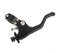 Palanca de embrague corta de aluminio para manillar de 22 mm diseñada para mejorar el control de acrobacias en CRF250R CRF450R y bicicletas todoterreno similares (negro)
