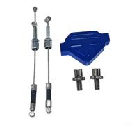 Palanca de embrague de aleación de aluminio para motocicleta, cable de tracción que ahorra mano de obra para un mejor control y reducción de la fatiga, rojo/plateado/negro/dorado/azul (azul)