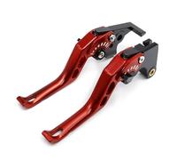 Palanca de Embrague de Freno Ajustable CNC de 2 Dedos for Triumph Tiger Sport 800 2025.(Red)