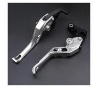 Palanca de Embrague de Freno Ajustable de 2 Dedos CNC Shorty for Motocicleta Triumph Tiger Sport 660 2021 2022 2023 2024, palancas de Aluminio(Silver)