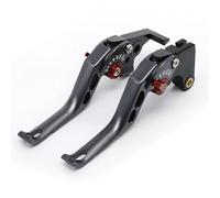 Palanca de Embrague de Freno Ajustable de 2 Dedos CNC Shorty for Motocicleta Triumph Tiger Sport 660 2021 2022 2023 2024, palancas de Aluminio(Gray)