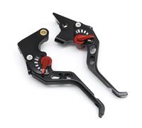 Palanca de Embrague de Freno Ajustable de 2 Dedos CNC Shorty for Motocicleta Triumph Tiger Sport 660 2021 2022 2023 2024, palancas de Aluminio(Black)
