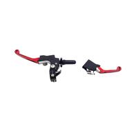 Palanca de Embrague de Freno CNC Mecanismo Plegable Mango de Manillar para 250 450 CRF250R CRF450R Compatible con Modelos de Motos de Cross similares a CRF 2023 GEN2 Diseño como Renthal(Red Kit)