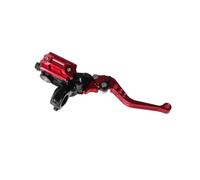 palanca de embrague de freno de motocicleta Palanca de embrague bomba freno hidráulico motocicleta con ajuste 7/8" y 22 mm(Red Right)