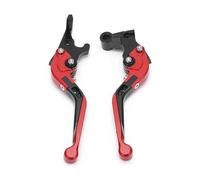 Palanca De Embrague De Freno De Motocicleta Para ZX636R ZX6RR ZX 6RR 636R ZX-6RR ZX-636R 2005-2006 2 Piezas(Red)