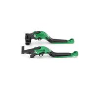 Palanca De Embrague De Freno De Motocicleta Para ZX636R ZX6RR ZX 6RR 636R ZX-6RR ZX-636R 2005-2006 2 Piezas(Verde)