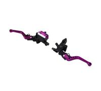 Palanca de Embrague de Freno Hidráulico Ajustable para Motocicleta, Aleación de Aluminio Duradera para Varios Modelos y Marcas, Diseño Elegante para una Apariencia Mejorada y Alto (Versión C)