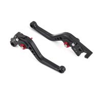palanca de embrague de moto Manijas de control ajustables para accesorios motocicleta para HONDA para Grom MSX125(Negro)