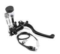 Palanca de Embrague de Motocicleta Bomba de Embrague y Freno Radial Universal para Motocicleta, manetas con pistón 17,5 mm Empuñadura de Embrague de Motocicleta