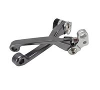 Palanca de embrague de motocicleta Manetas de freno izquierda y derecha ajustables para motocicleta, embrague pivotante para Light Bee SX para Segway(Titanium)