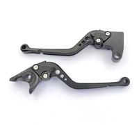 Palanca de Embrague Juego de Palanca de Freno palancas de Mango de Motor Ajustables para NSS Forza 350/300/250/125/150/750 2010-presente Freno Corto Ajustable(177mm Black)