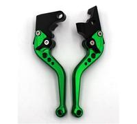 palanca de embrague Manetas de embrague freno cortas para motocicleta para Yamaha MT-09 SR FZ-09 FJ-09 para Tracer 2014-2019(Verde)