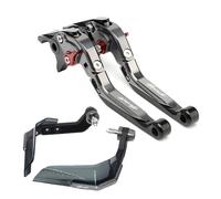 Palanca de embrague Palancas de freno PARA CB600F/CB650F Hornet 2007-2013 Protector De Goma Para Manija Combinada Palanca Embrague Freno CNC Motocicleta(X)